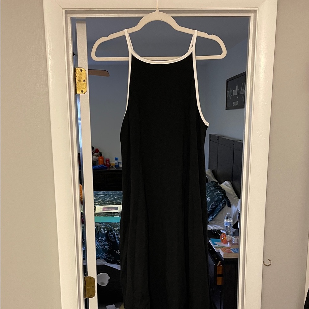 NWT. Torrid Size 1 Black Trapeze Dress. Never worn!